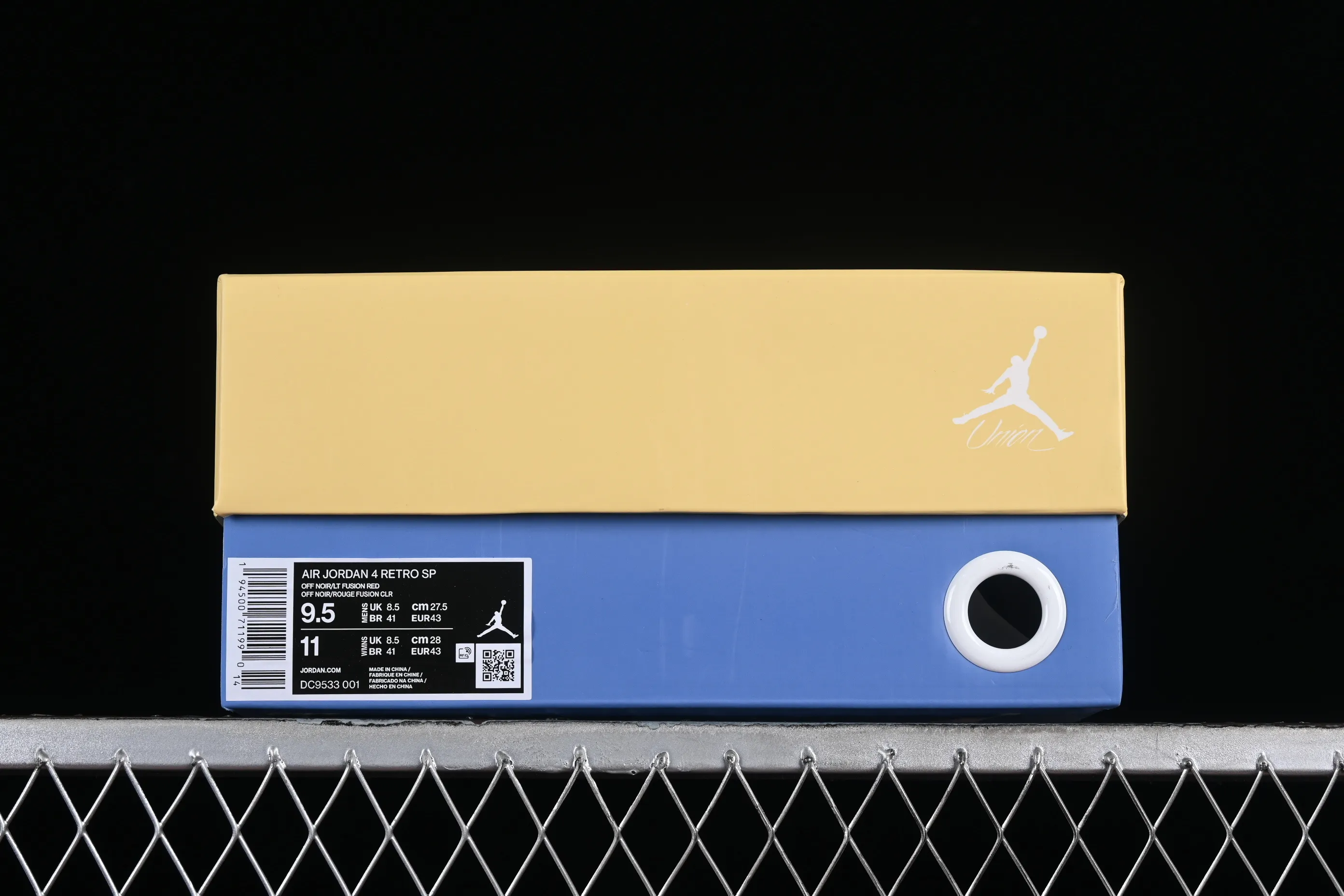 All categories Air Jordan Jordan series basketball shoes Air Jordan 4 GX foreign trade version Union La x Air Jordan 4 Retro AJ4 Joe 4 joint model basketball shoes DC9533-001